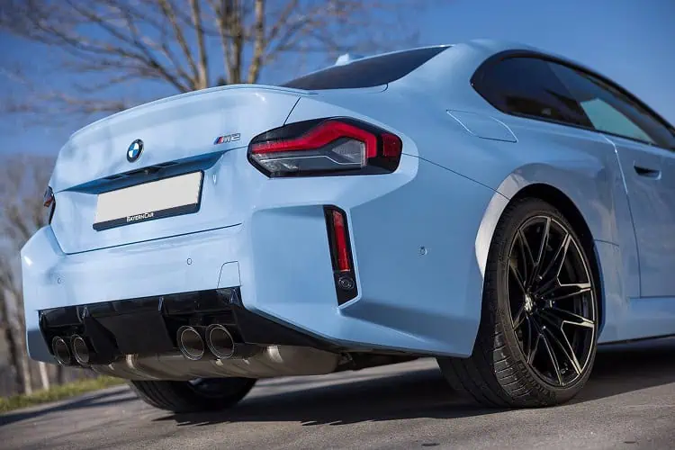 Heckansicht BMW M2 Coupe am Bodensee