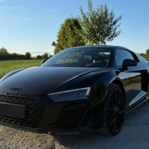 Seitenansicht Audi R8 V10 Performance Coupe in Frankfurt
