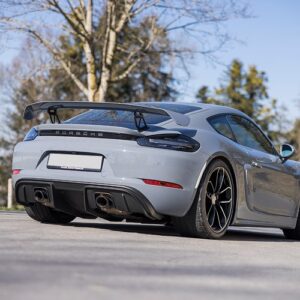 Heck Porsche Cayman GT4 am Bodensee
