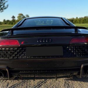 Heckansicht Audi R8 V10 Performance Coupe in Frankfurt