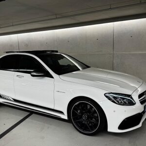 Seitenansicht Mercedes C63 AMG in Düsseldorf