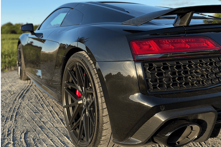 Heck Detail Audi R8 V10 Performance Coupe in Frankfurt