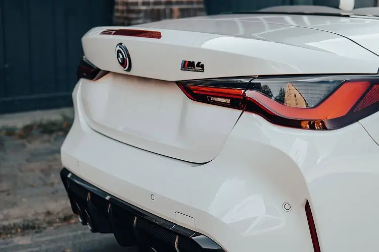 Heck Details BMW M4 Competition Cabrio im Harz