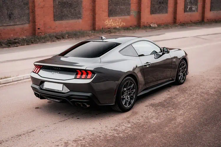 Heckansicht rechts Ford Mustang GT in Ansbach bei Nürnberg