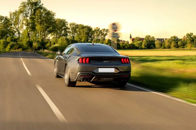 Heckansicht Ford Mustang GT in Ansbach bei Nürnberg