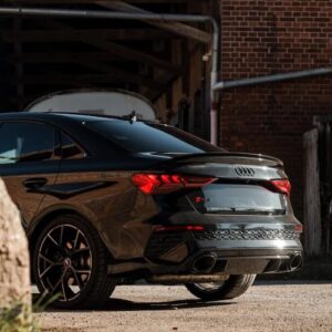 Heckansicht vom Audi RS3 in Braunschweig