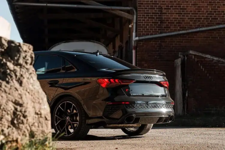 Heckansicht vom Audi RS3 in Braunschweig