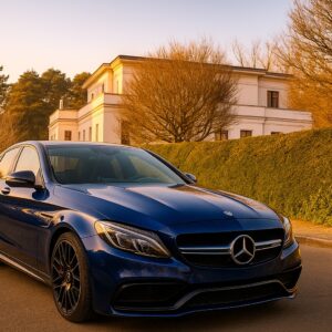 Front Mercedes-Benz C63S AMG in Berlin