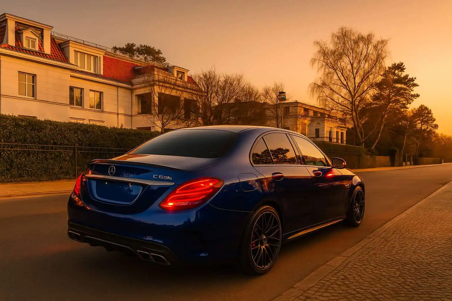 Heck Mercedes-Benz C63S AMG in Berlin