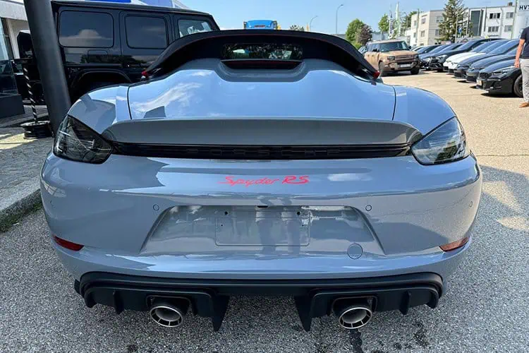 Heck Porsche 718 Spyder RS bei München