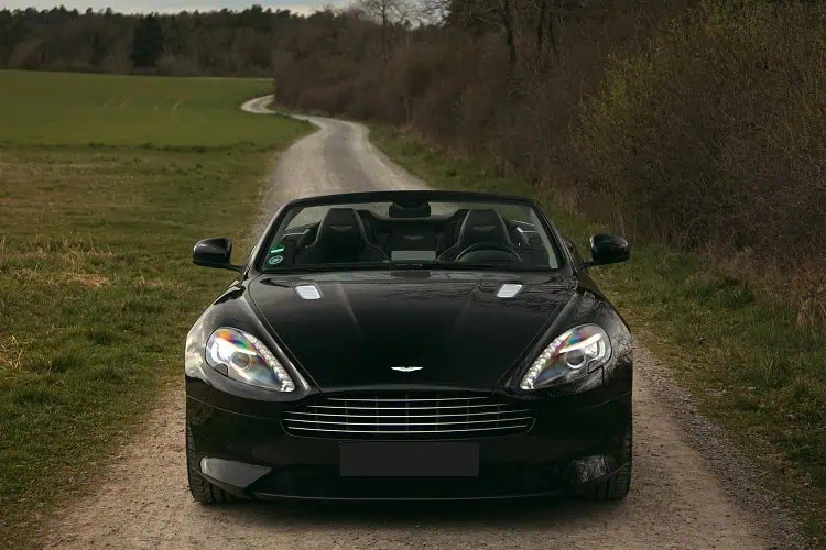 Frontansicht Aston Martin DB9 Volante bei Stuttgart