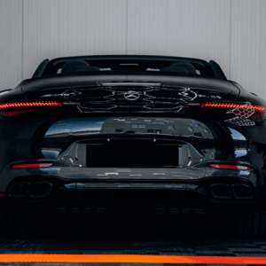 Heckansicht Mercedes-Benz AMG SL bei Nürnberg