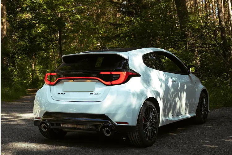 Heck Toyota GR Yaris bei Stuttgart