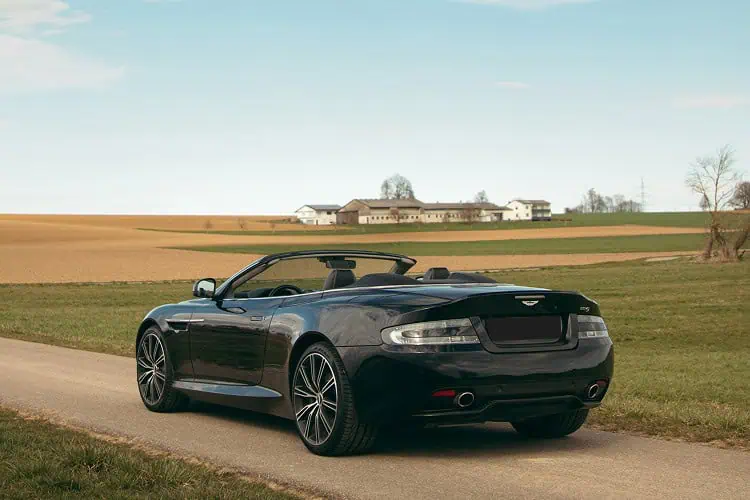 Heck Aston Martin DB9 Volante bei Stuttgart