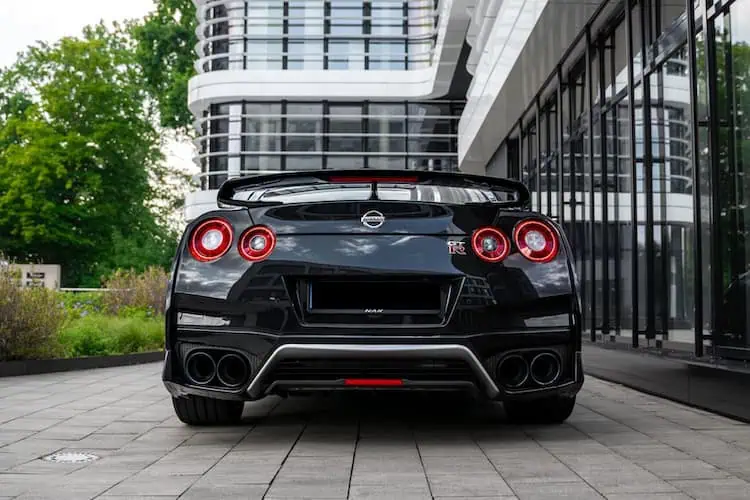 Heckansicht vom Nissan GT-R in Bielefeld