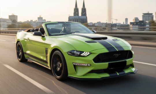 Ford Mustang GT Cabrio mieten in Köln hero