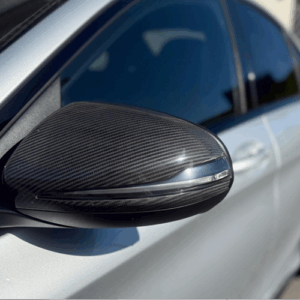 Spiegel Mercedes-Benz C63S AMG bei Karlruhe