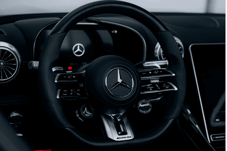 Lenkrad Mercedes-Benz AMG SL bei Nürnberg