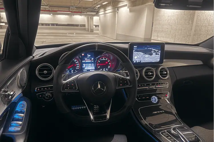 Interior Mercedes-Benz C63S AMG bei Karlruhe