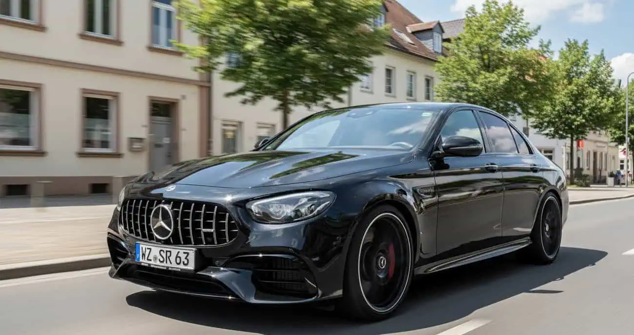 Mercedes E63S AMG hero