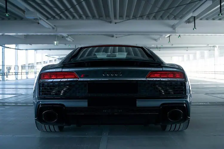 Heckansicht Audi R8 V10 RWD in Heilbronn