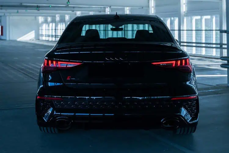 Heckansicht Audi RS3 in Heilbronn