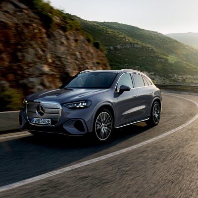 Mercedes-Benz GLC EQ Strasse Alpen