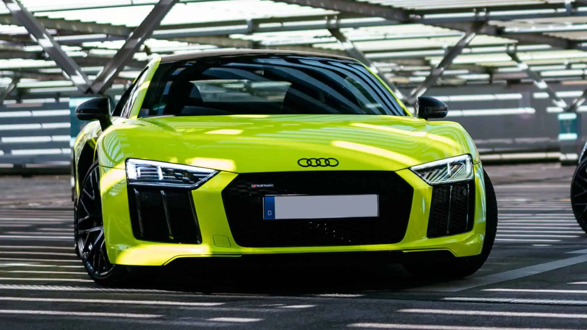 Frontansicht Audi R8 V10 Coupe in Frankfurt am Main