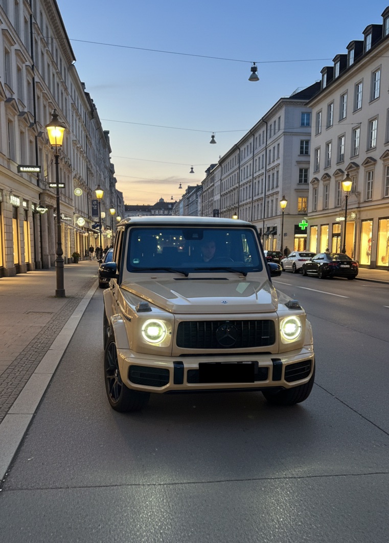 Mercedes G63 AMG mieten in München Maximillianstraße