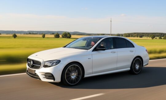 mercedes e63 amg weiden landstrasse