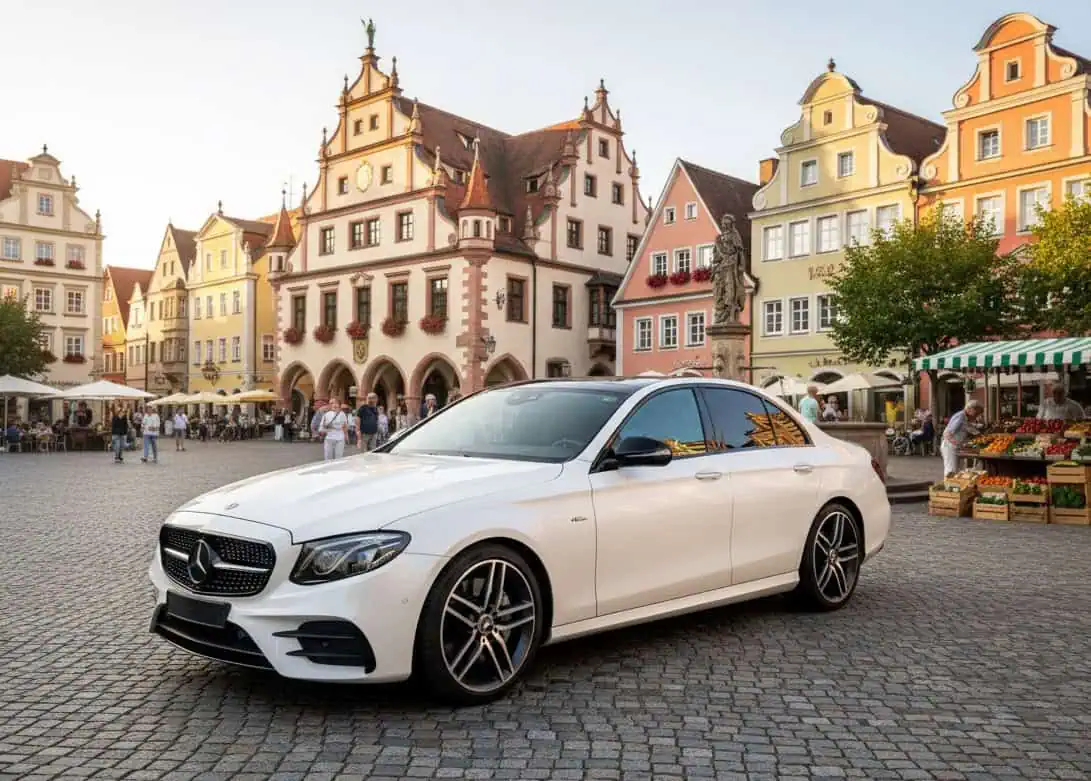 Mercedes e63 amg weiden marktplatz