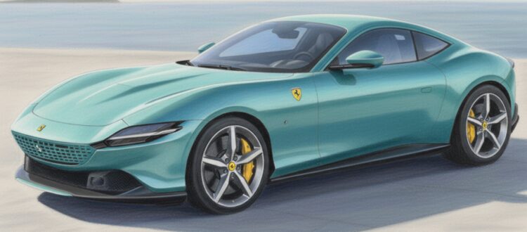 Ferrari Amalfi Artwork
