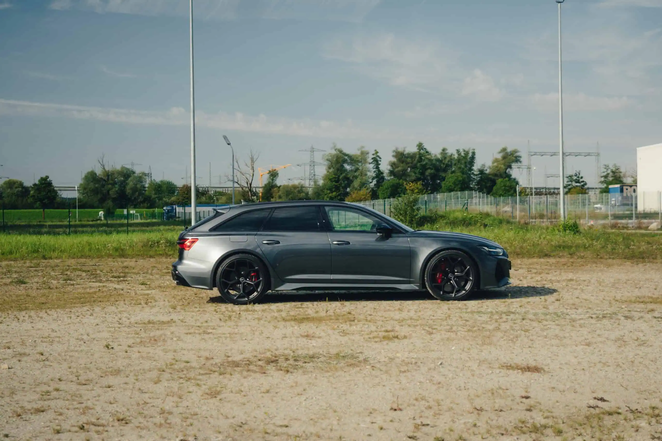 Seitenansicht vom Audi RS6 in Passau