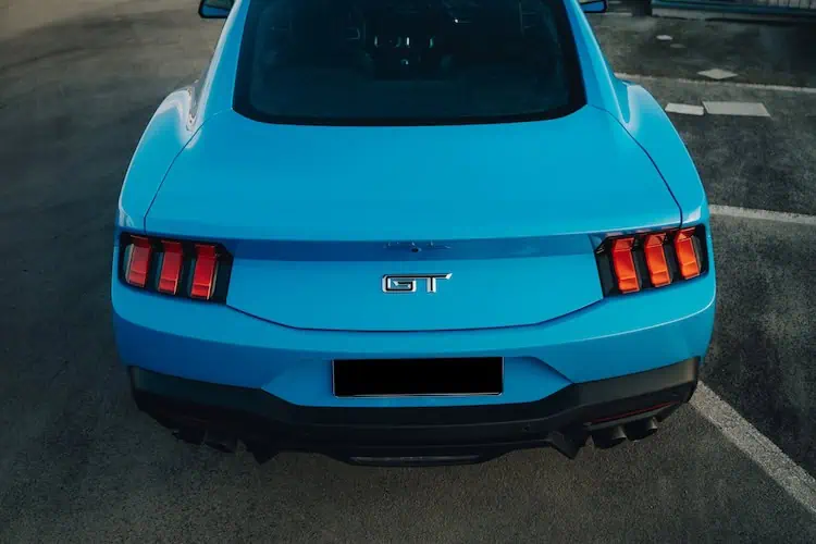 Heckansicht vom Ford Mustang in Passau
