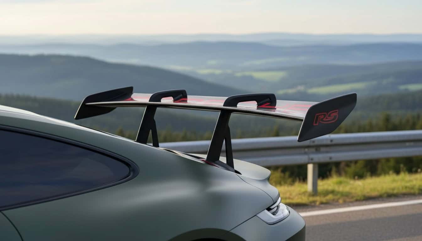 Heckspoiler vom Porsche GT3 RS in Kassel