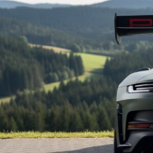 Heckansicht vom Porsche GT3 RS in Kassel