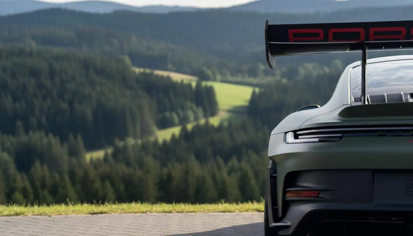 Heckansicht vom Porsche GT3 RS in Kassel