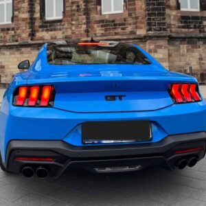 Heckansicht vom Ford Mustang GT Dark Horse in Saarbrücken