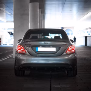 Mercedes C63s AMG hinten