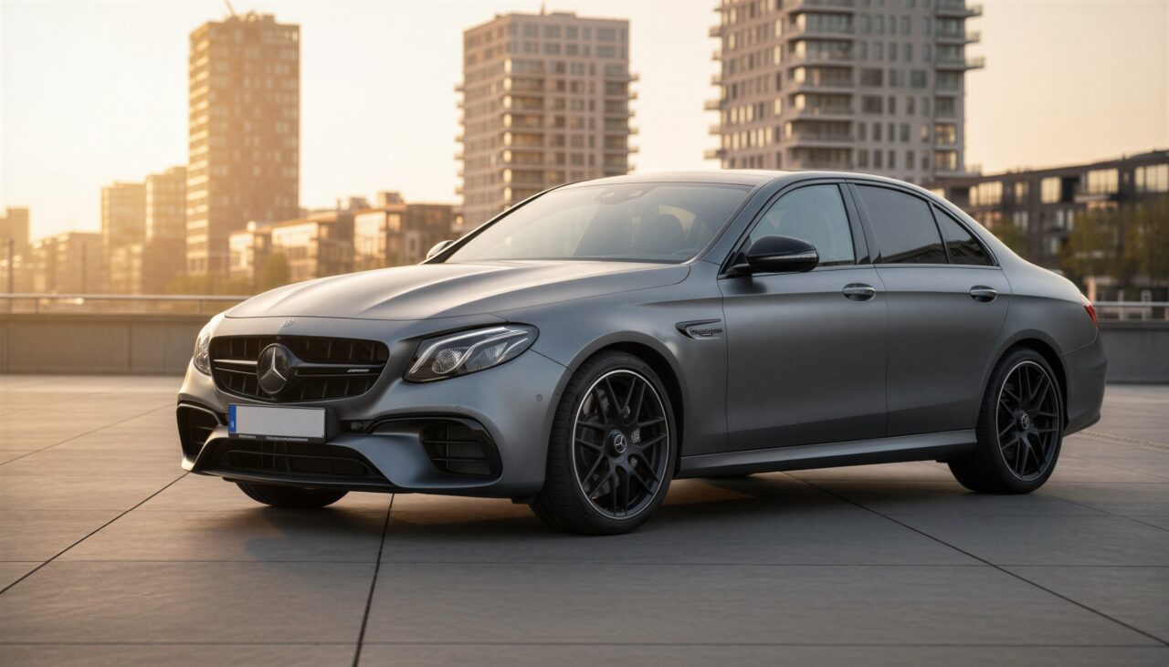 Mercedes E63 AMG hero