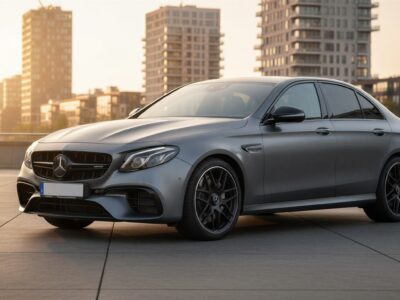 Mercedes E63 AMG hero