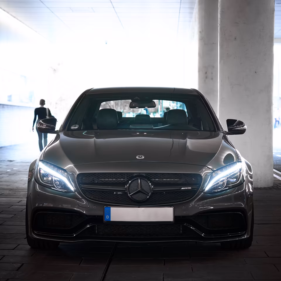 Mercedes C63s AMG vorne