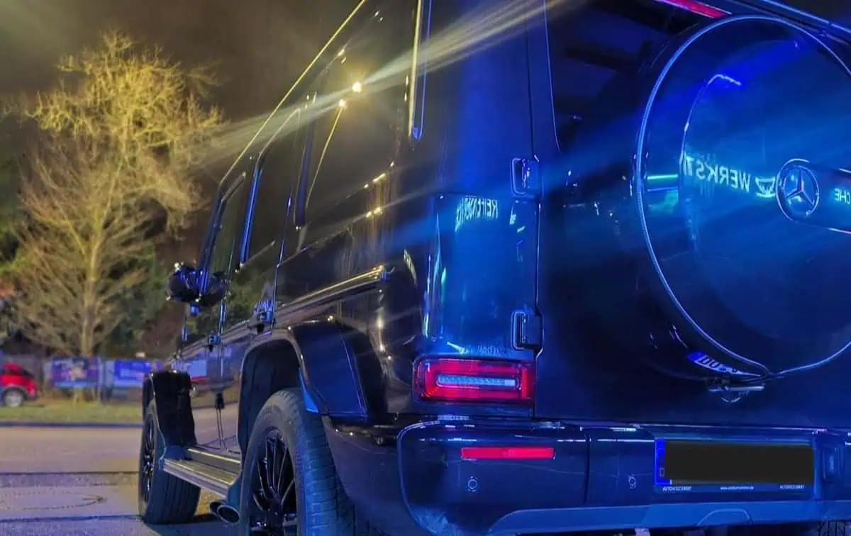 Mercedes G-Klasse G63 hinten 2