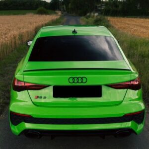 Heckansicht vom Audi RS3 Limousine in Bonn