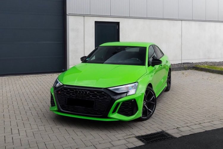 Frontansicht vom Audi RS3 Limousine in Bonn