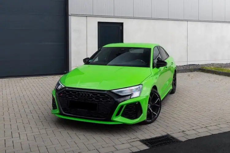 Frontansicht vom Audi RS3 Limousine in Bonn