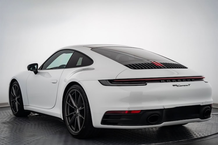 Seitenansicht hinten vom Porsche 911 in Hannover