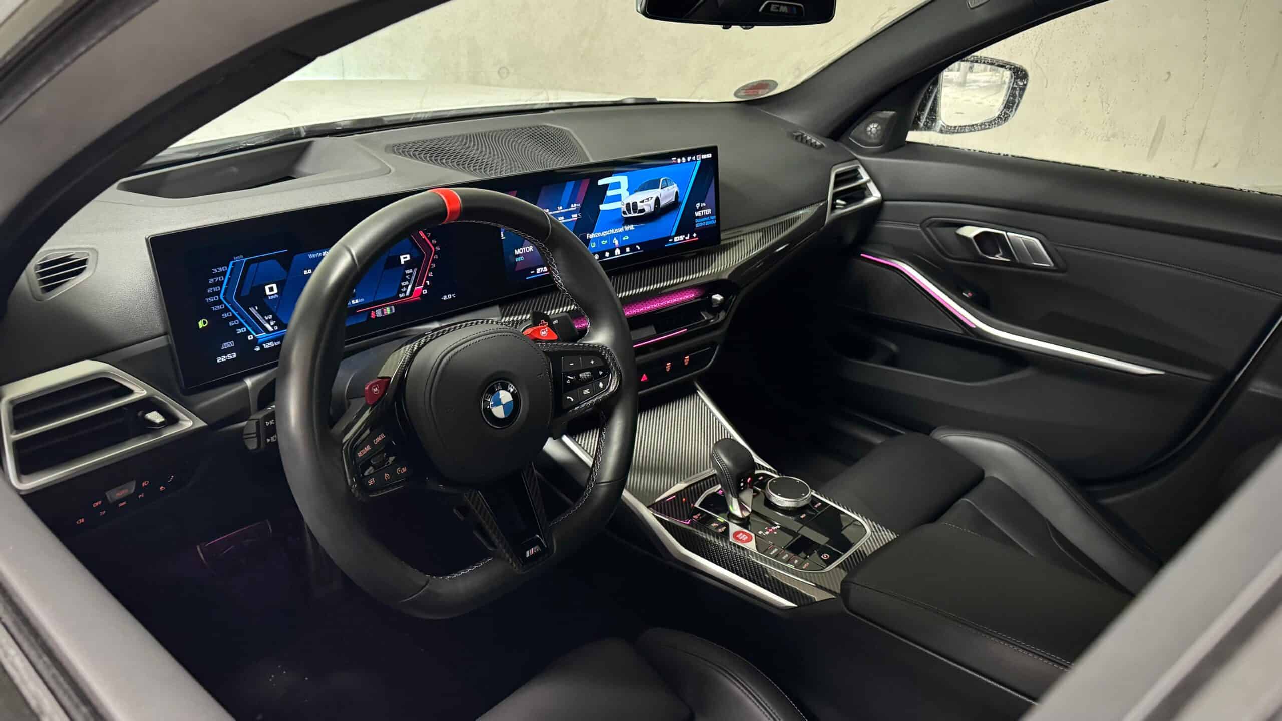 BMW M4 in Düsseldorf Innenraum