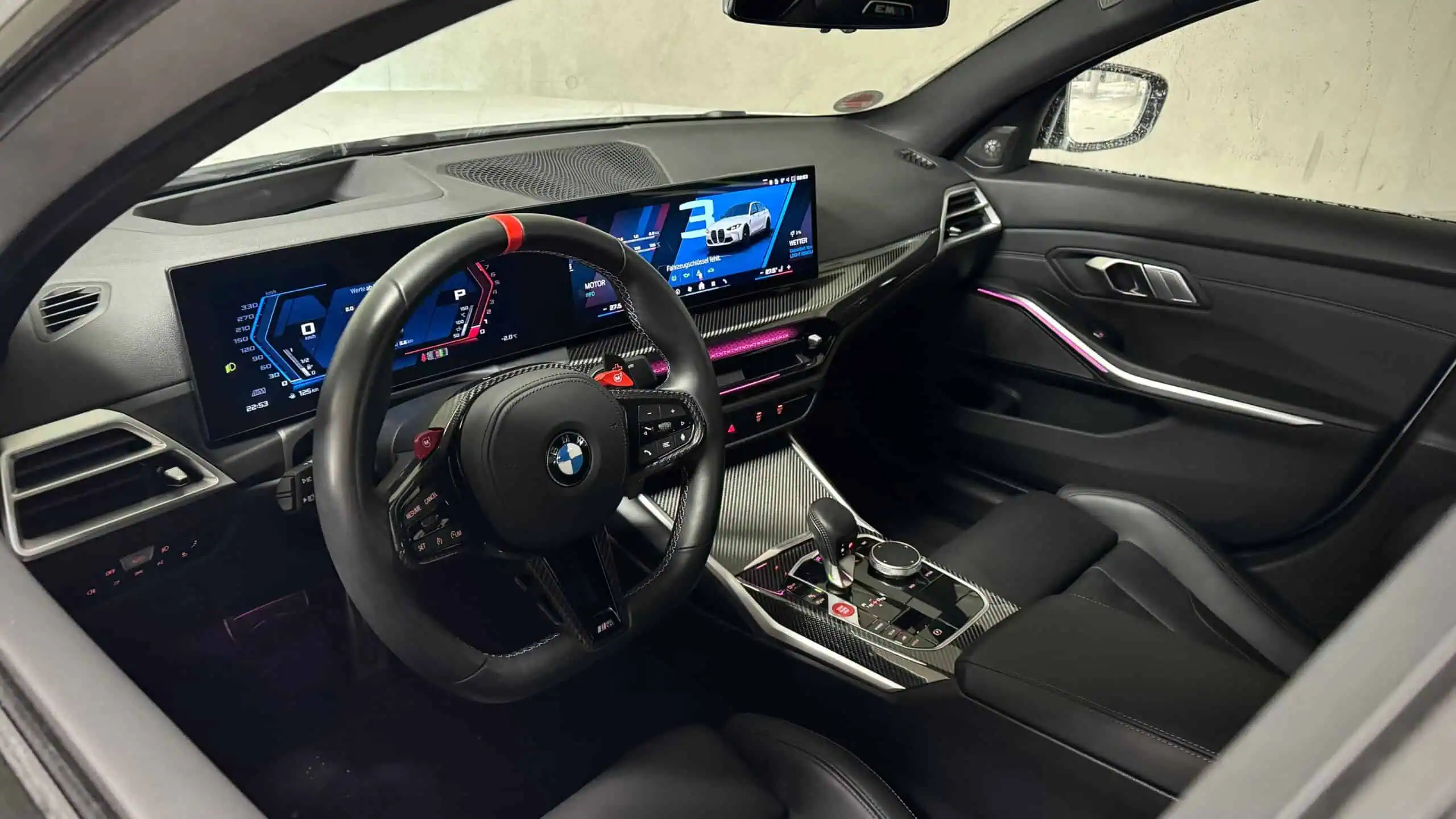 C63 AMGCoupé mercedes Innenraum