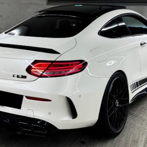 C63 AMGCoupé mercedes hinten